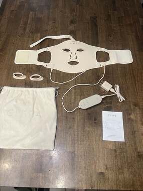 Clara LED Face Mask Red Light Therapy Silicone Anti-Aging